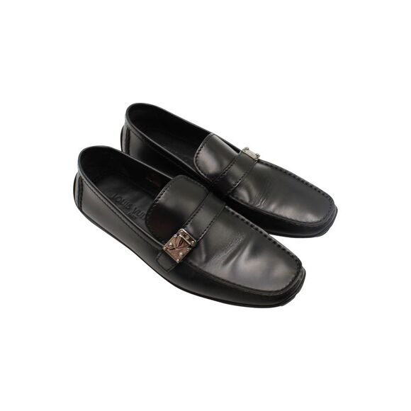 Louis Vuitton Lombok Slip On Loafers in Black Leather - Picture 4 of 10